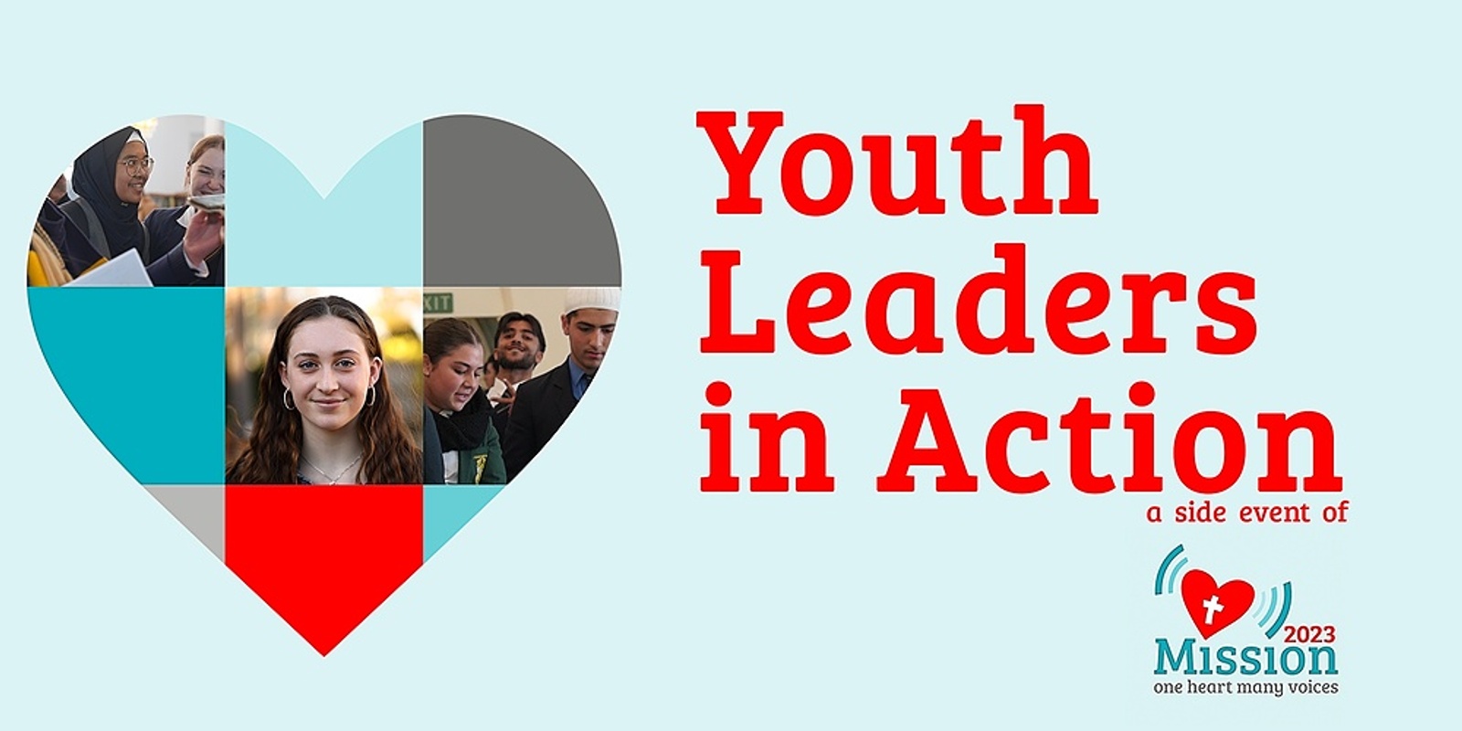 Banner image for Youth Leaders in Action – Side Event to the Mission: one heart many voices conference 