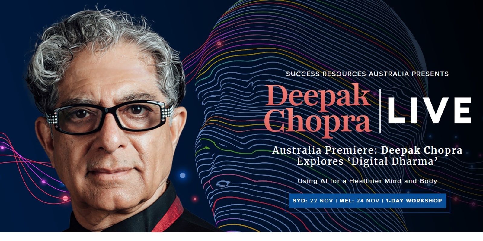 Banner image for Deepak Chopra Live 2024 - Melbourne