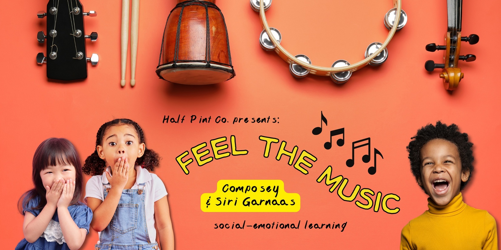 Banner image for Feel the Music with Composey and Siri Garnaas