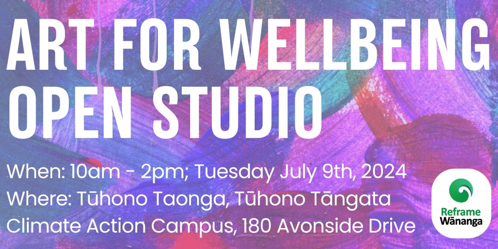 Banner image for Art for Wellbeing Open Studio