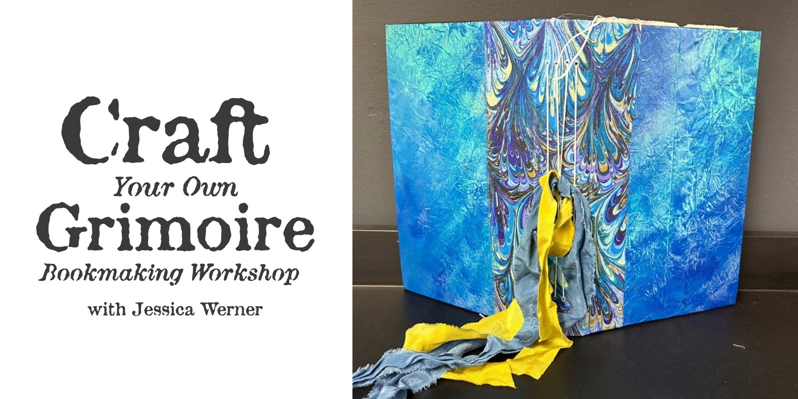 Banner image for Craft Your Own Grimoire Bookmaking Workshop