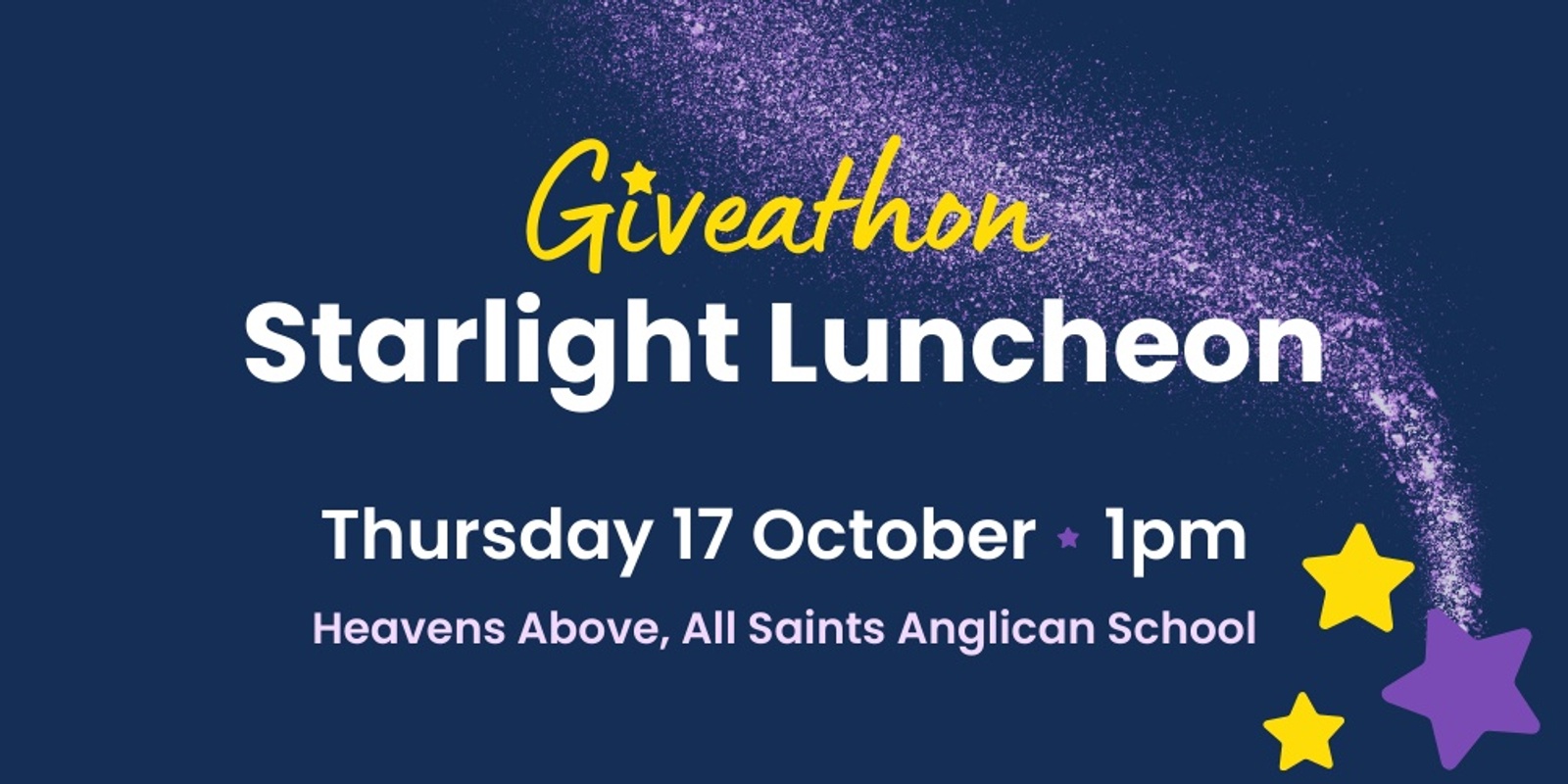 Banner image for Giveathon Starlight Foundation Luncheon 2024