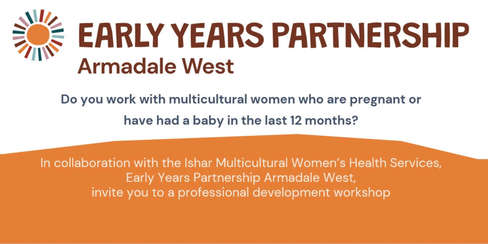 Banner image for Culturally Safe Perinatal Mental Health Professional Development