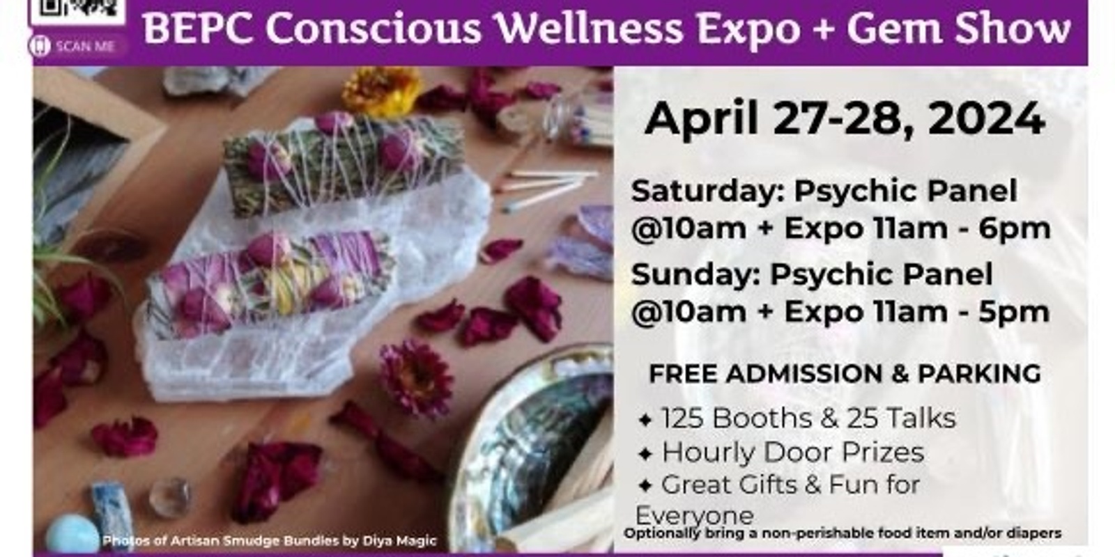 Banner image for BEPC Conscious Wellness Expo + Gem Show