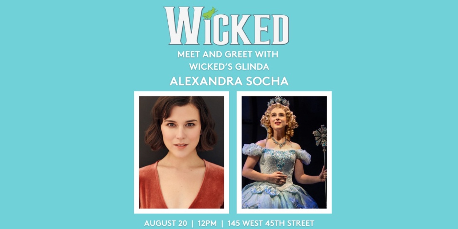 Banner image for Meet and Greet with WICKED's Glinda, Alexandra Socha