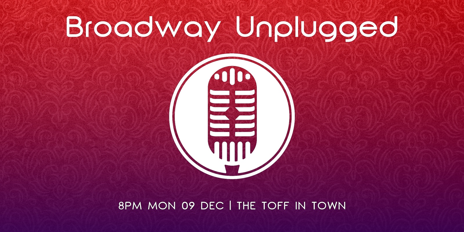 Banner image for Broadway Unplugged - December