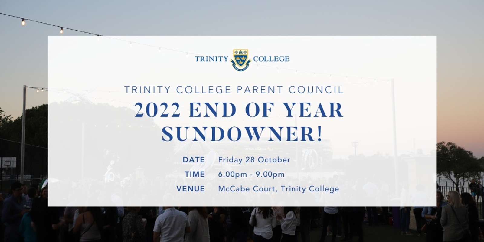 Banner image for TCPC End of Year Sundowner