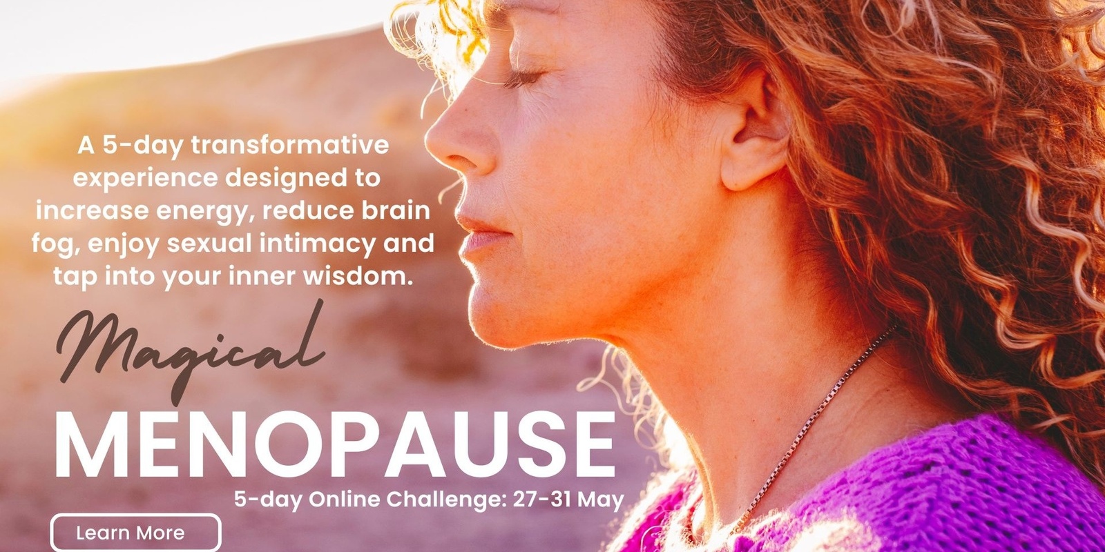 Banner image for Magical Menopause - 5 day Challenge (Online)