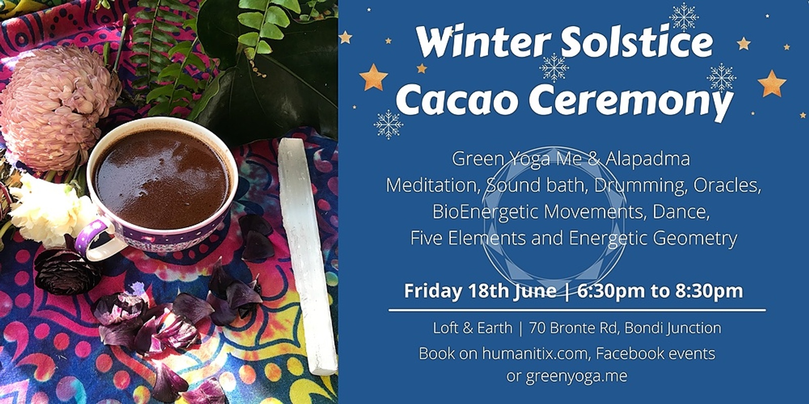 Banner image for Winter Solstice Cacao Ceremony