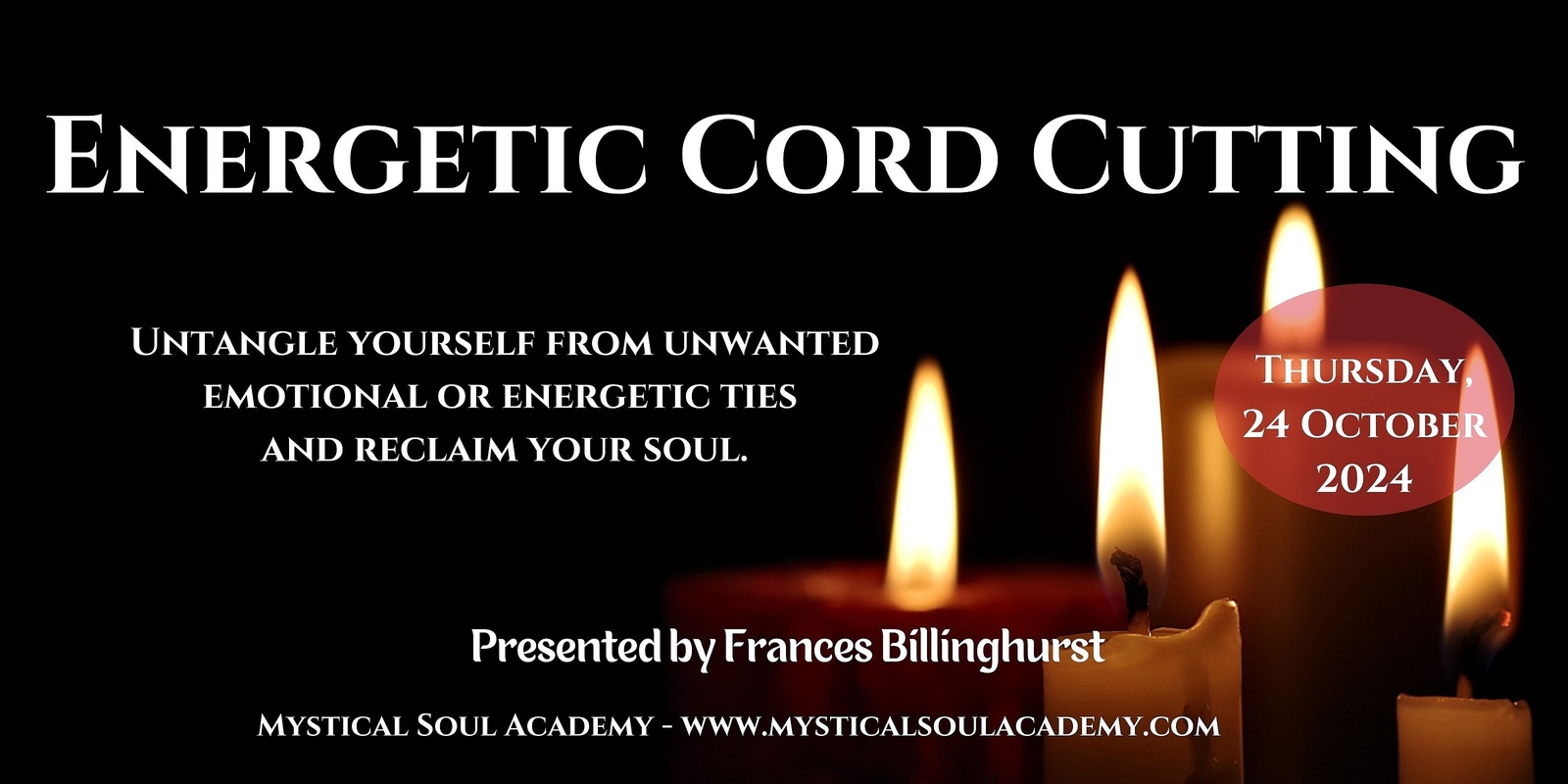 Banner image for Energetic and Emotional Cord Cutting Workshop