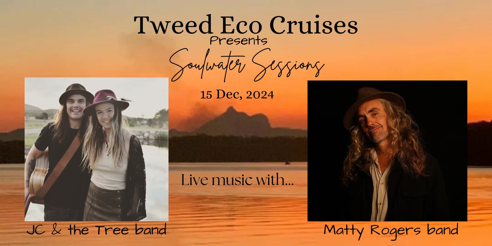 Banner image for Soulwater Sessions Boat Cruise w/ Matty Rogers + JC & the Tree