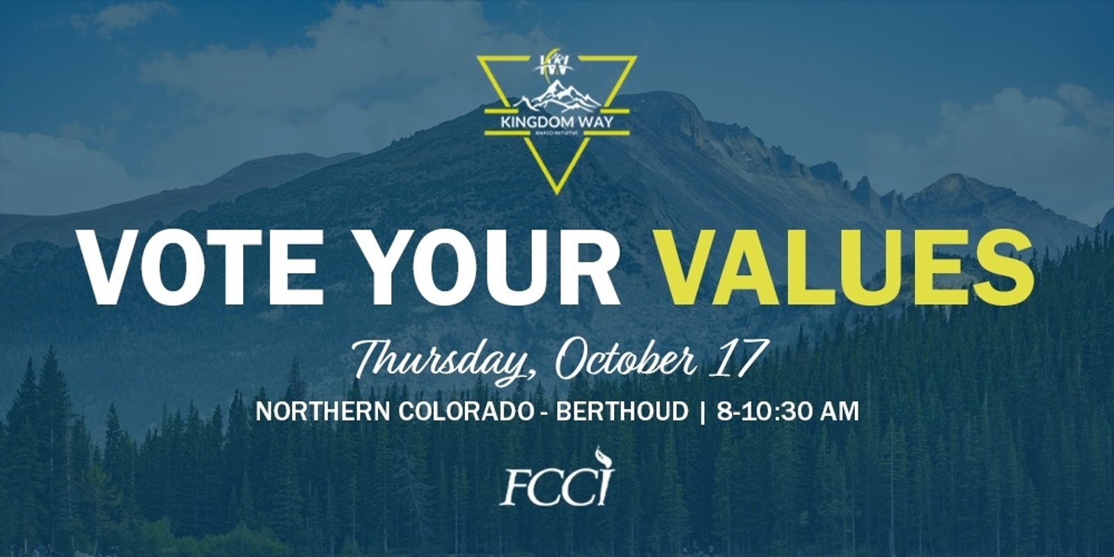 Banner image for Vote Your Values! - Northern Colorado