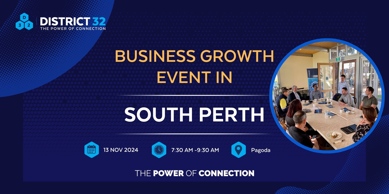 Banner image for District32 Business Networking– South Perth - Wed 13 Nov