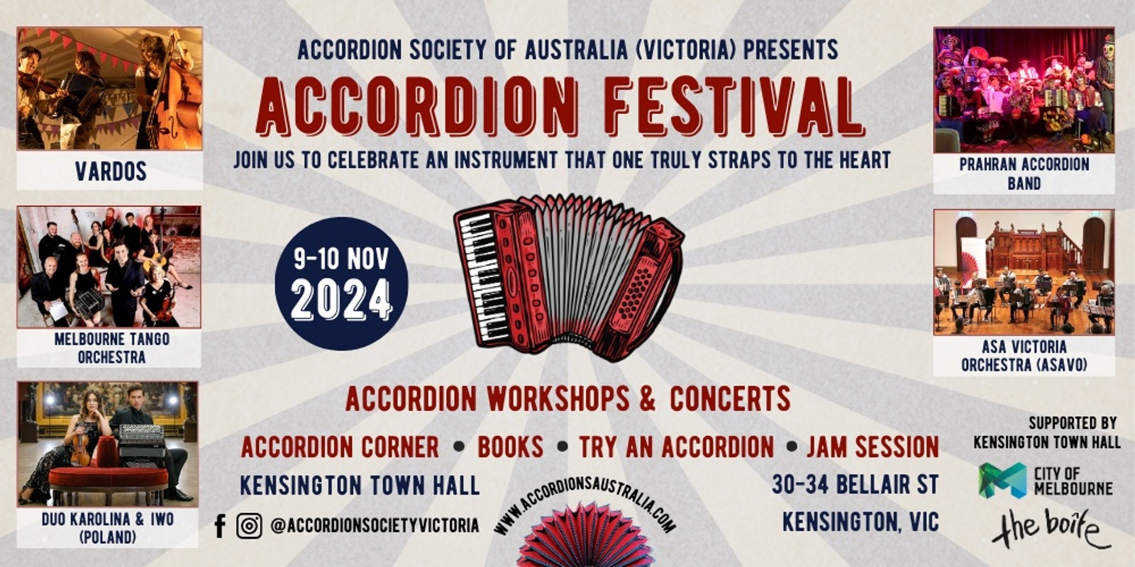 Banner image for Accordion Society of Australia (Vic) Festival 2024