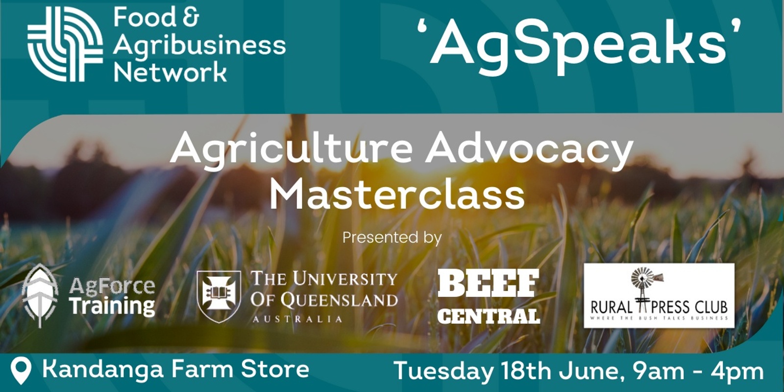 Banner image for AgSpeaks' Agritourism Media MasterClass