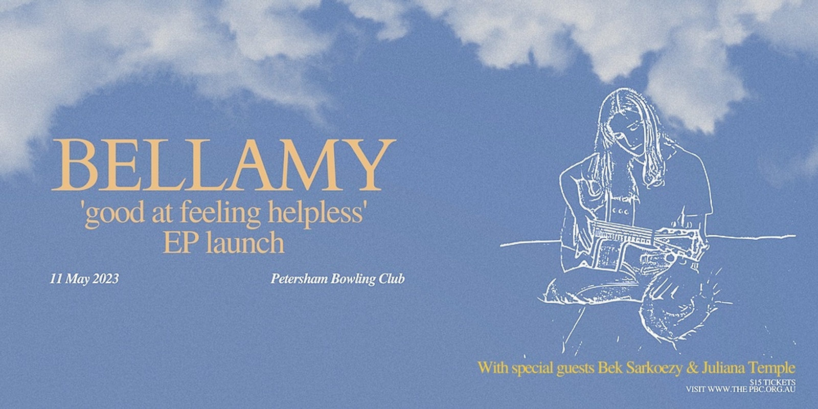 Banner image for Bellamy 'Good at Feeling Helpless' EP Launch