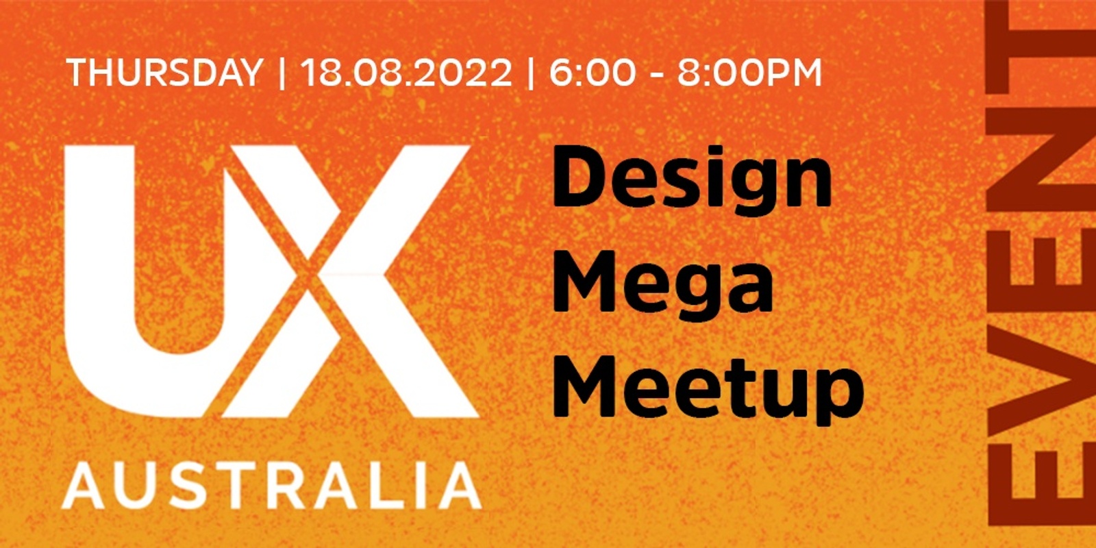 Banner image for Design Mega Meetup - UX Australia 2022 