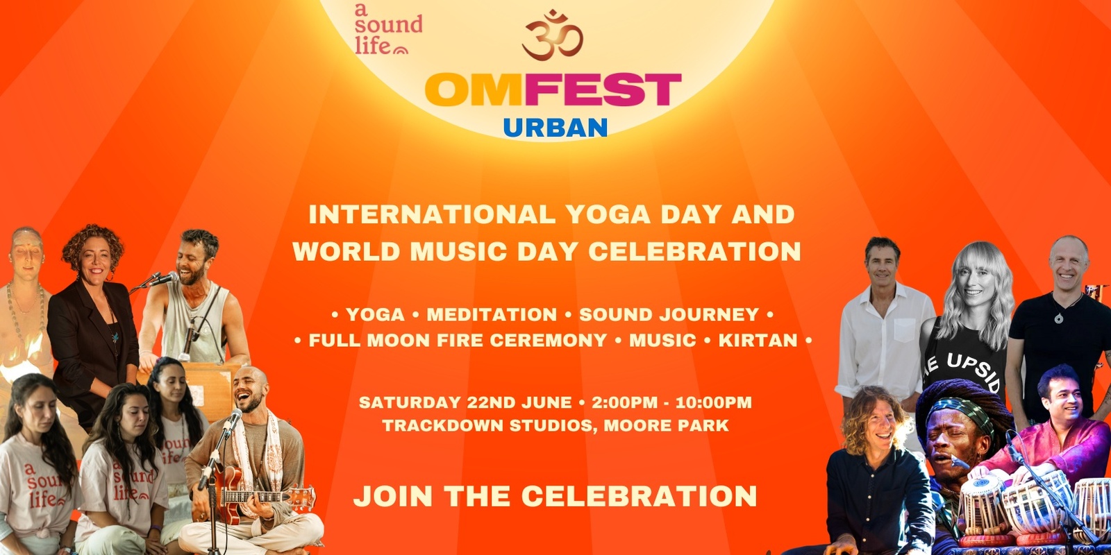 Banner image for OM FEST URBAN - A SOUND LIFE CHARITY