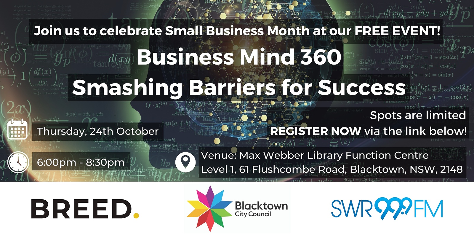 Banner image for Business 360 - Smashing Barriers for Success