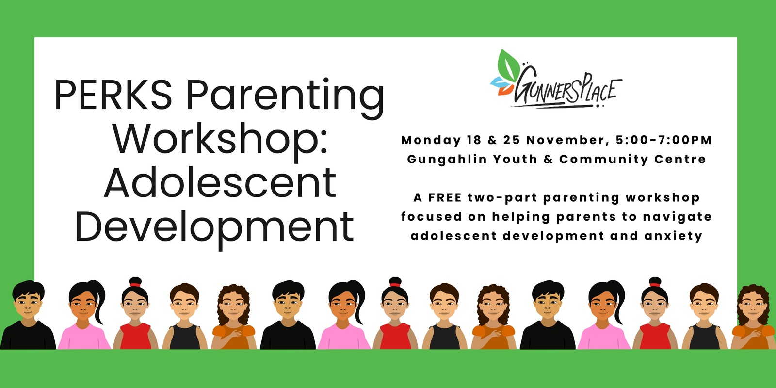 Banner image for PERKS Parenting Workshop: Adolescent Development