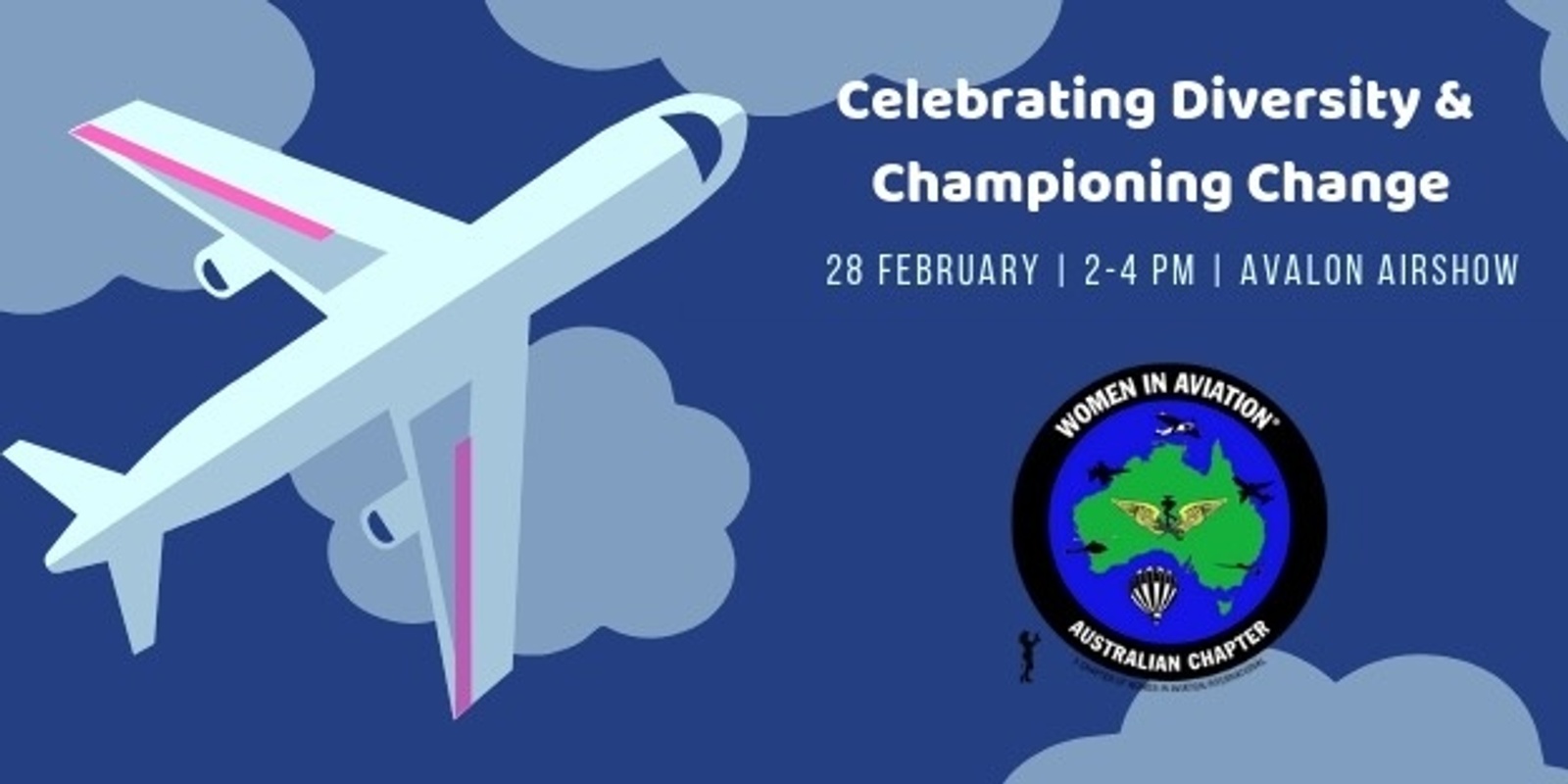 Banner image for WAI Australia 'Celebrating Diversity and Championing Change' Avalon Airshow Event 