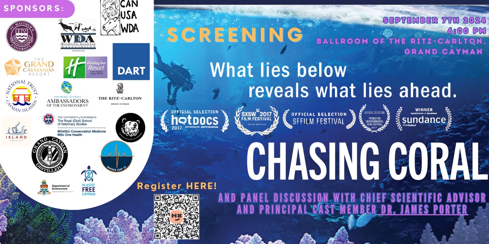 Banner image for Chasing Coral Screening and Panelist Discussion