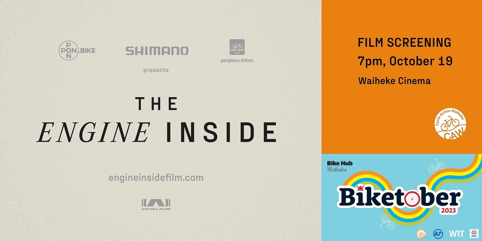 Banner image for Bike Film Screening – The Engine Inside