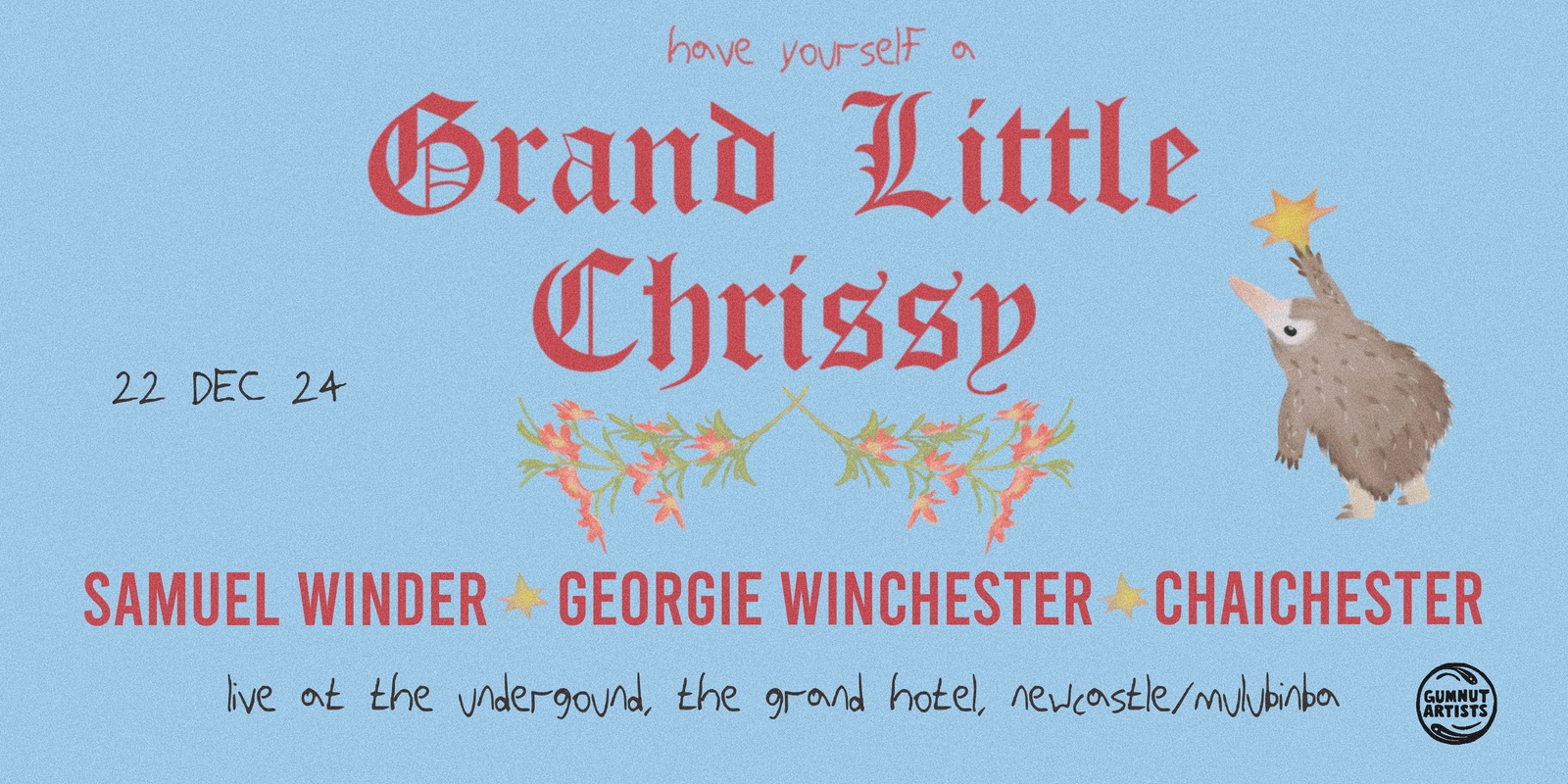 Banner image for Samuel Winder & Georgie Winchester Live at the Underground with Chaichester