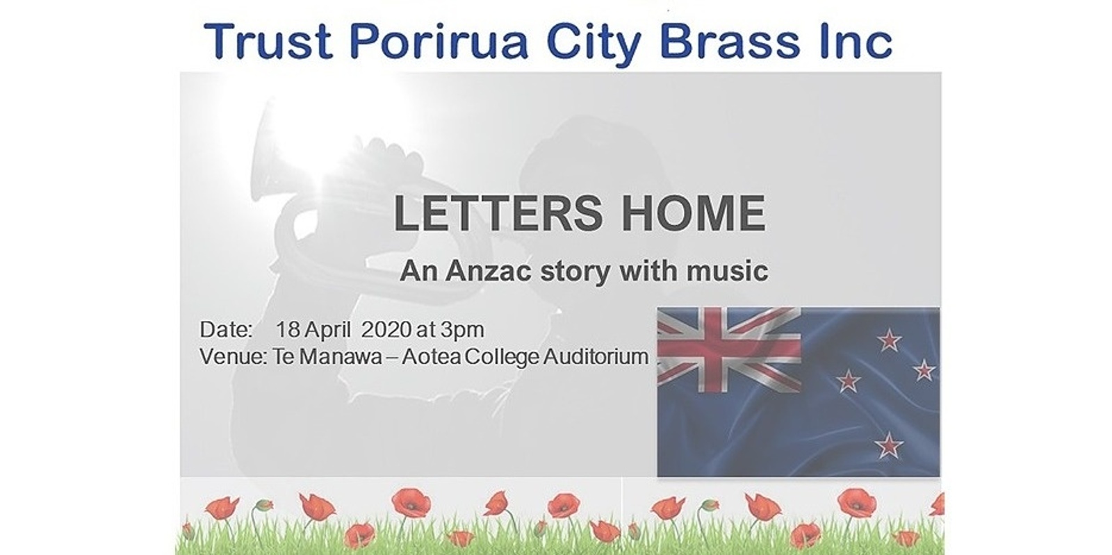 Banner image for Letters home - an ANZAC story with music
