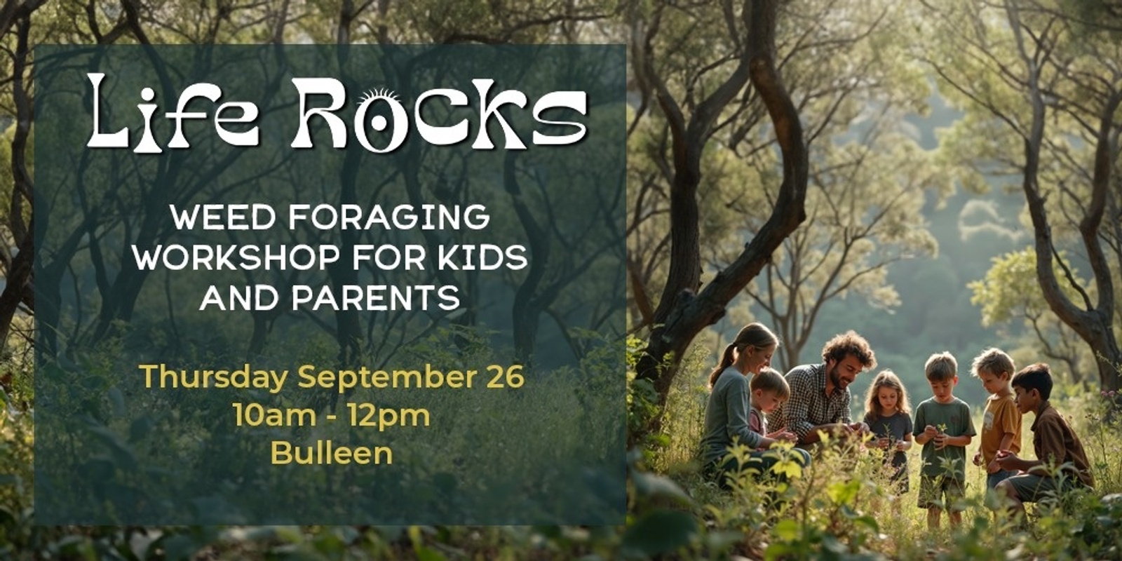 Banner image for Weed Foraging School Holiday Workshop for kids and parents