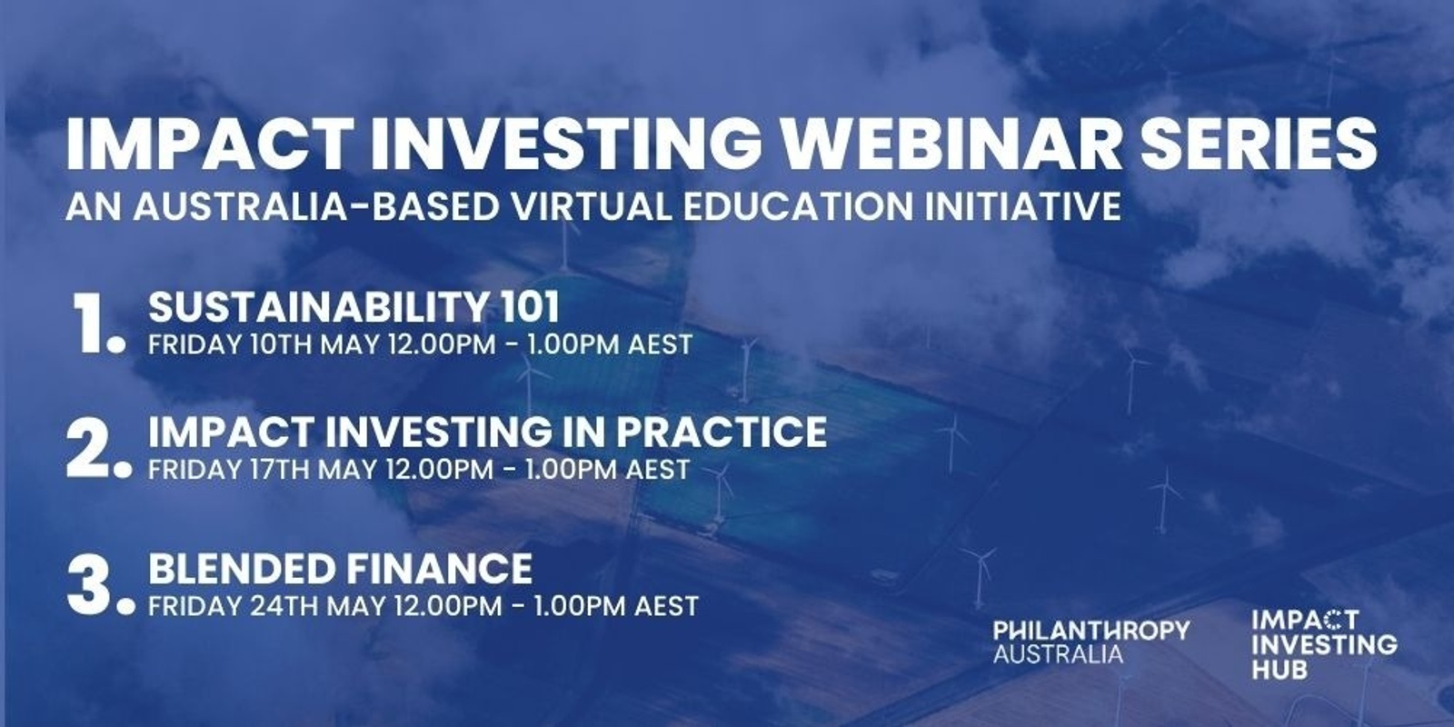 Banner image for Impact Investing Education Series