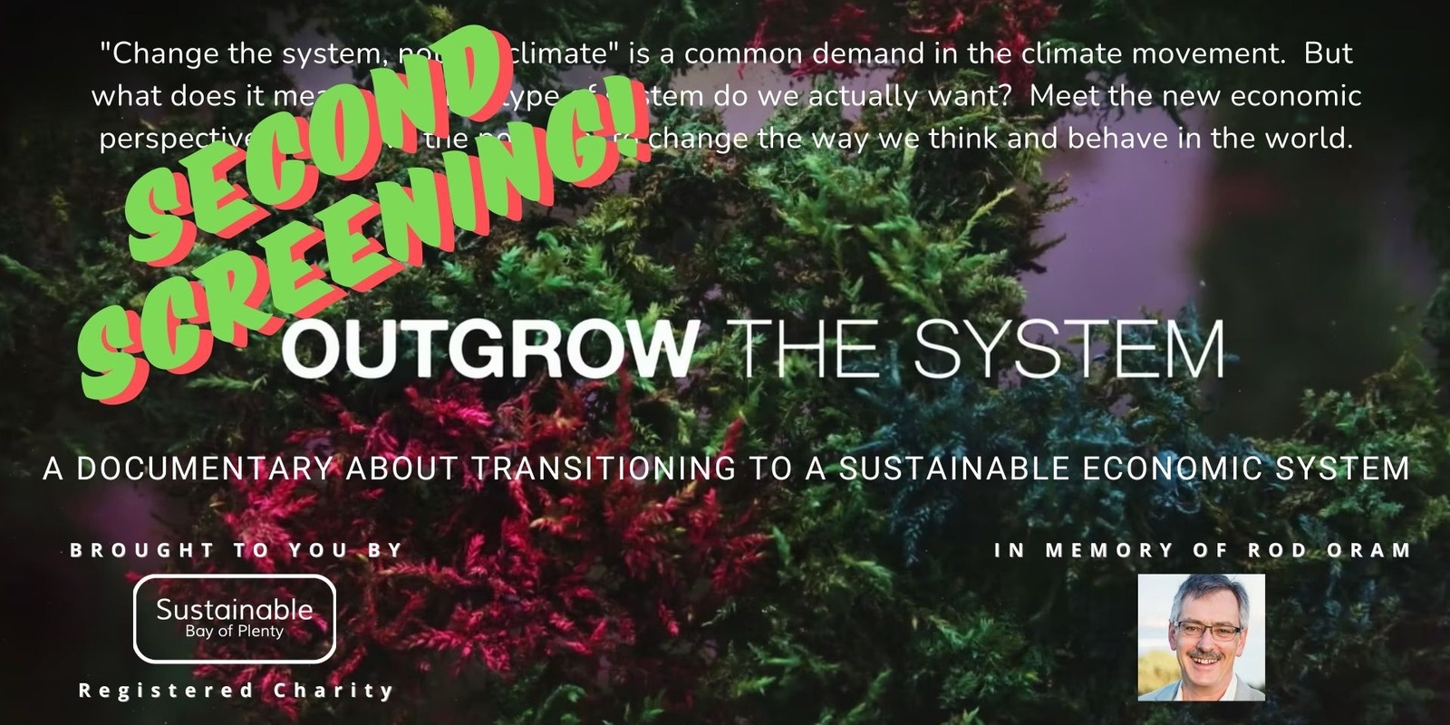 Banner image for SECOND SCREENING! Film Night - Outgrow The System - Tuesday 28th May 2024