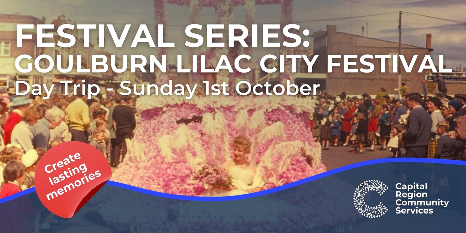 Banner image for Festival Series: Goulburn Lilac City Festival, Day Trip