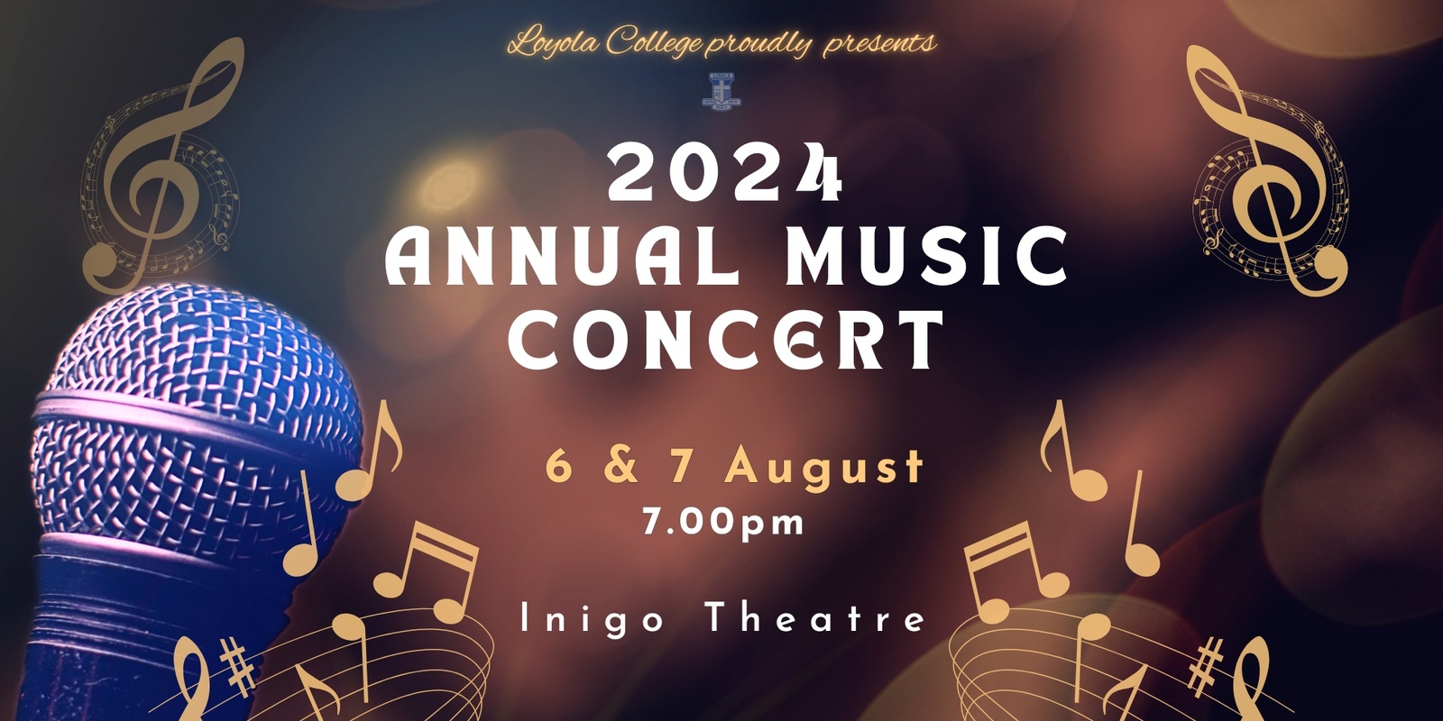 Banner image for 2024 Annual Music Concert (Tuesday, 6 August & Wednesday, 7 August)