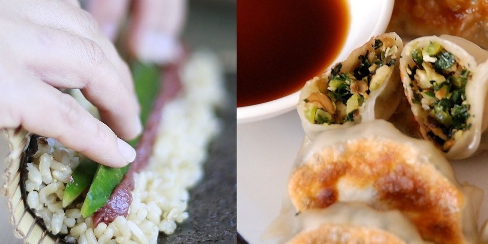 Banner image for JAPANESE FAVOURITES (INTENSIVE) - GYOZA / SUSHI COOKING CLASS (FULL)