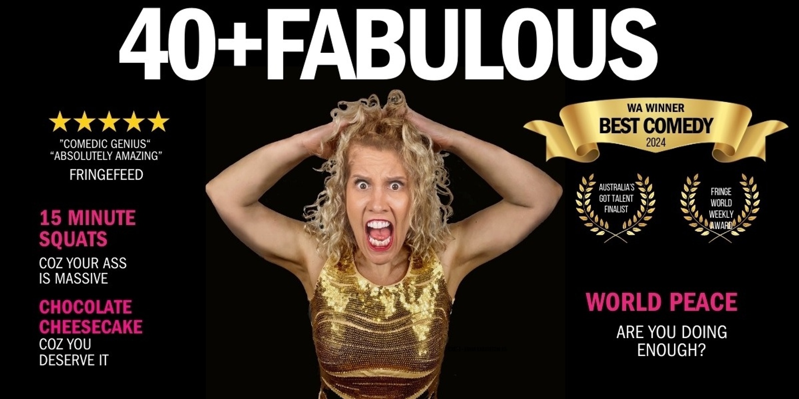 Banner image for 40+ FABULOUS DINNER & SHOW - Wanneroo