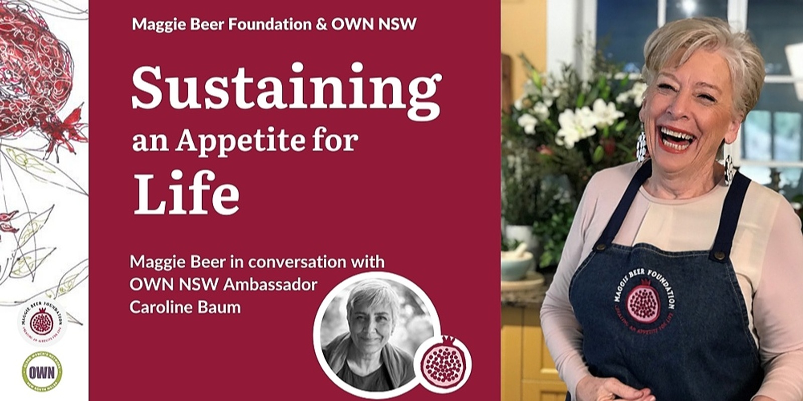 Banner image for Sustaining  an Appetite for Life with Maggie Beer