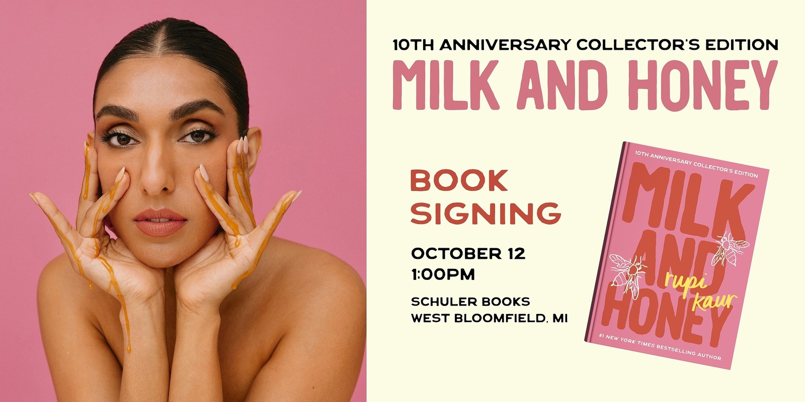 Banner image for Milk and Honey: 10th Anniversary Collector’s Edition Signing with Rupi Kaur