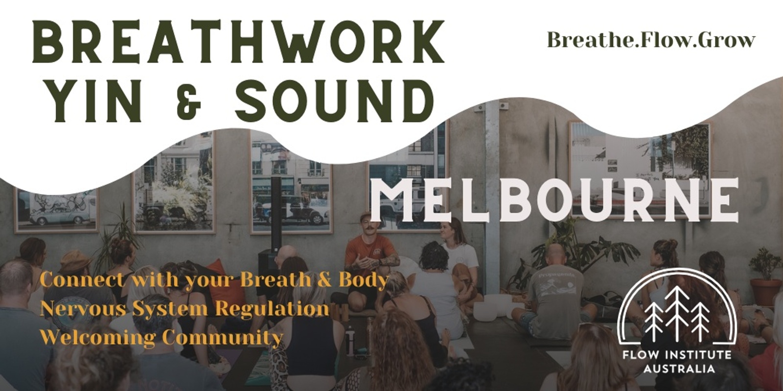 Banner image for Melbourne Breathwork Yin Yoga and Soundbath 