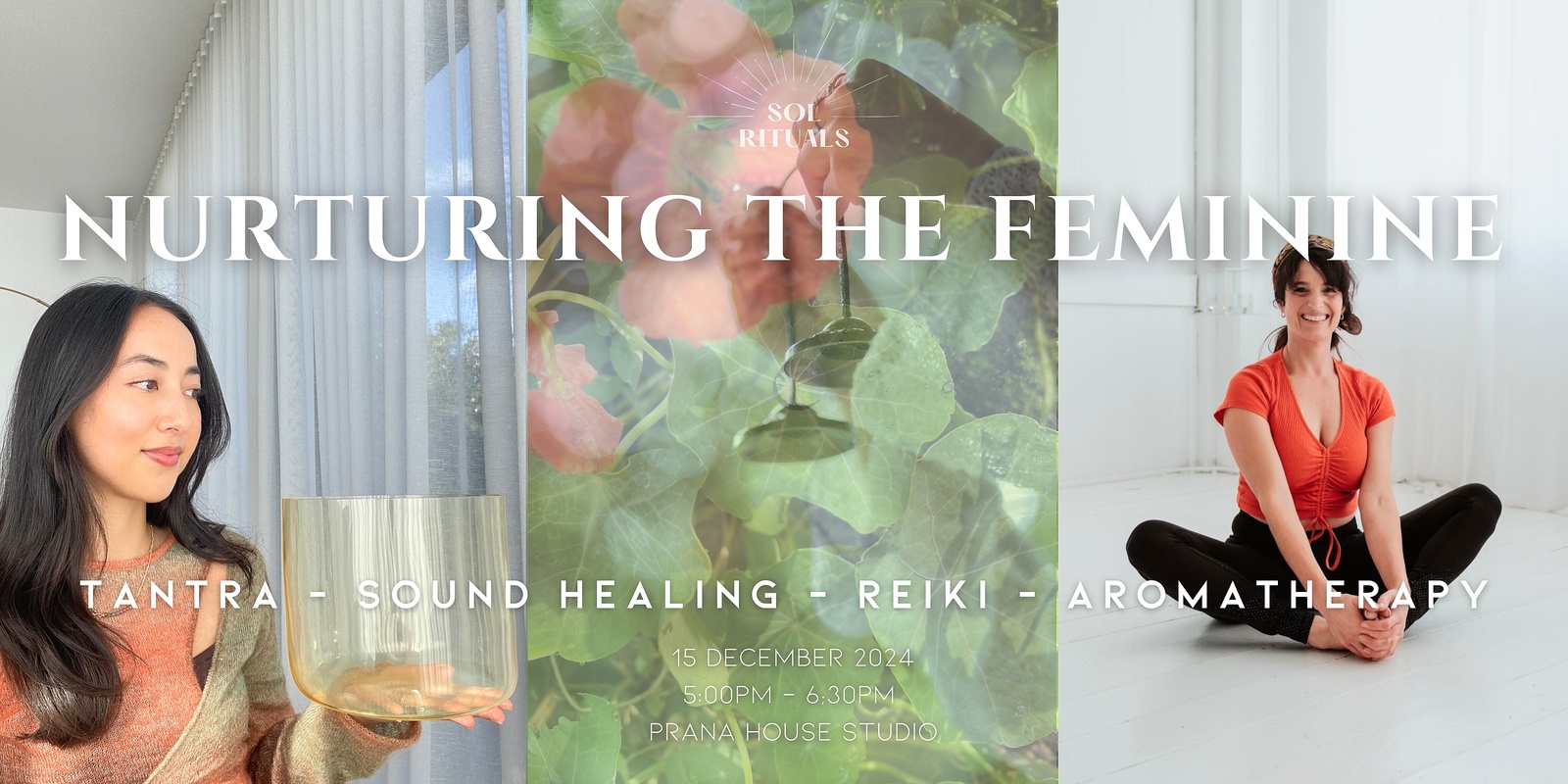 Banner image for Nurturing the Feminine - Sound Healing & Tantra Flow with Aromatherapy