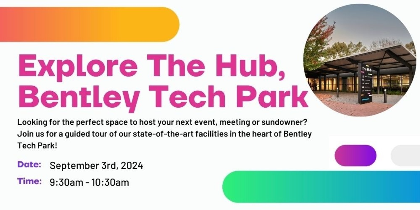 Banner image for Guided Tour of The Hub, Bentley Technology Park