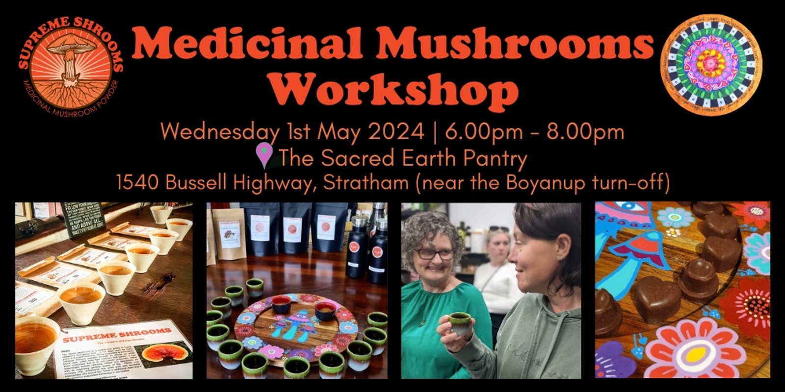 Banner image for Medicinal Mushrooms Workshop in Stratham, WA