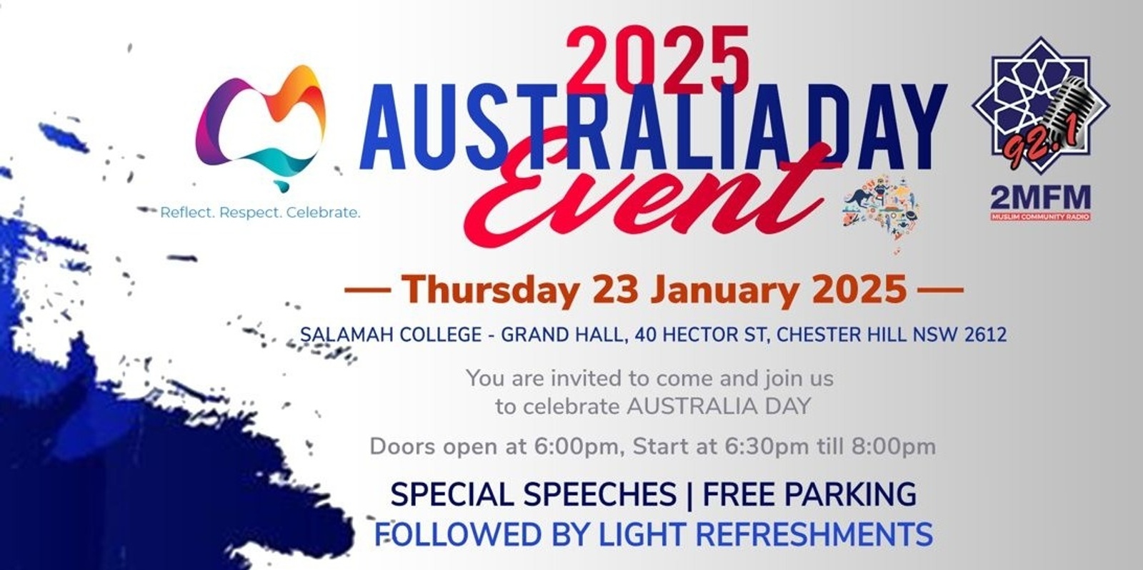 Banner image for Australia Day official reception 2025