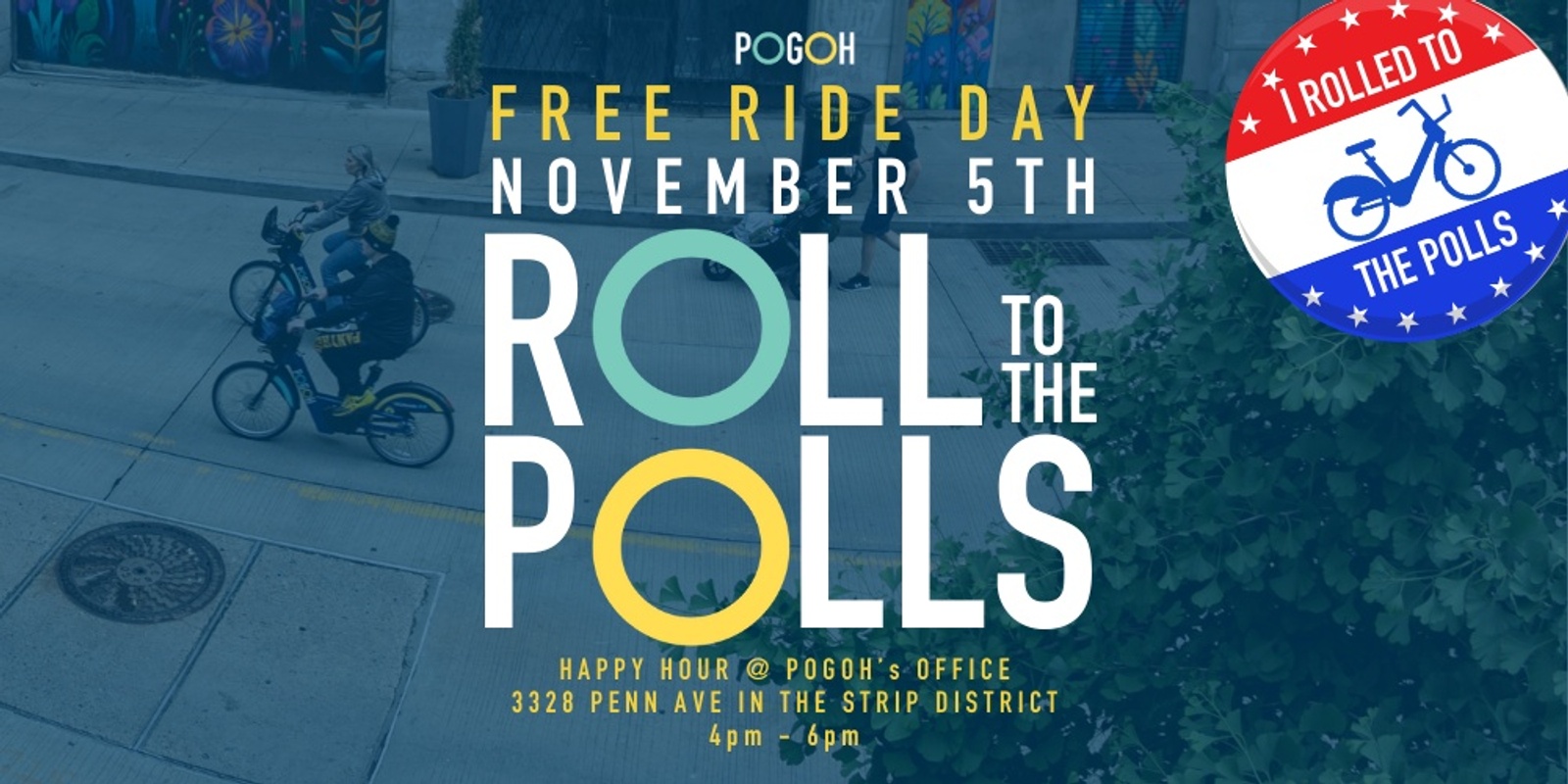 Banner image for Roll to the Polls Happy Hour