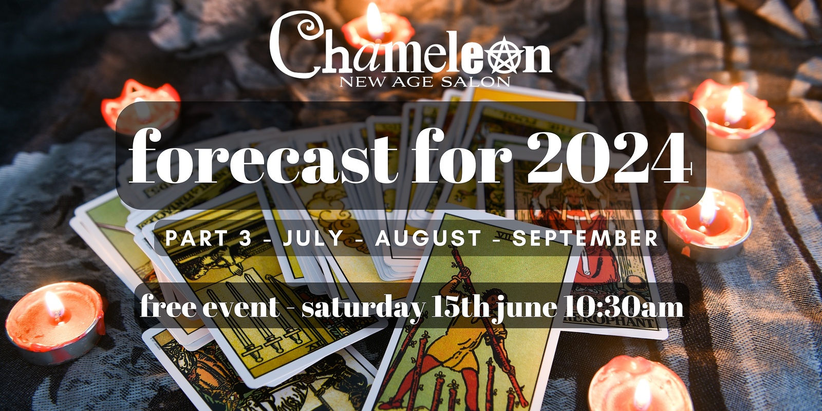 Banner image for FREE EVENT - Forecast for 2024 - Part 3 🔮
