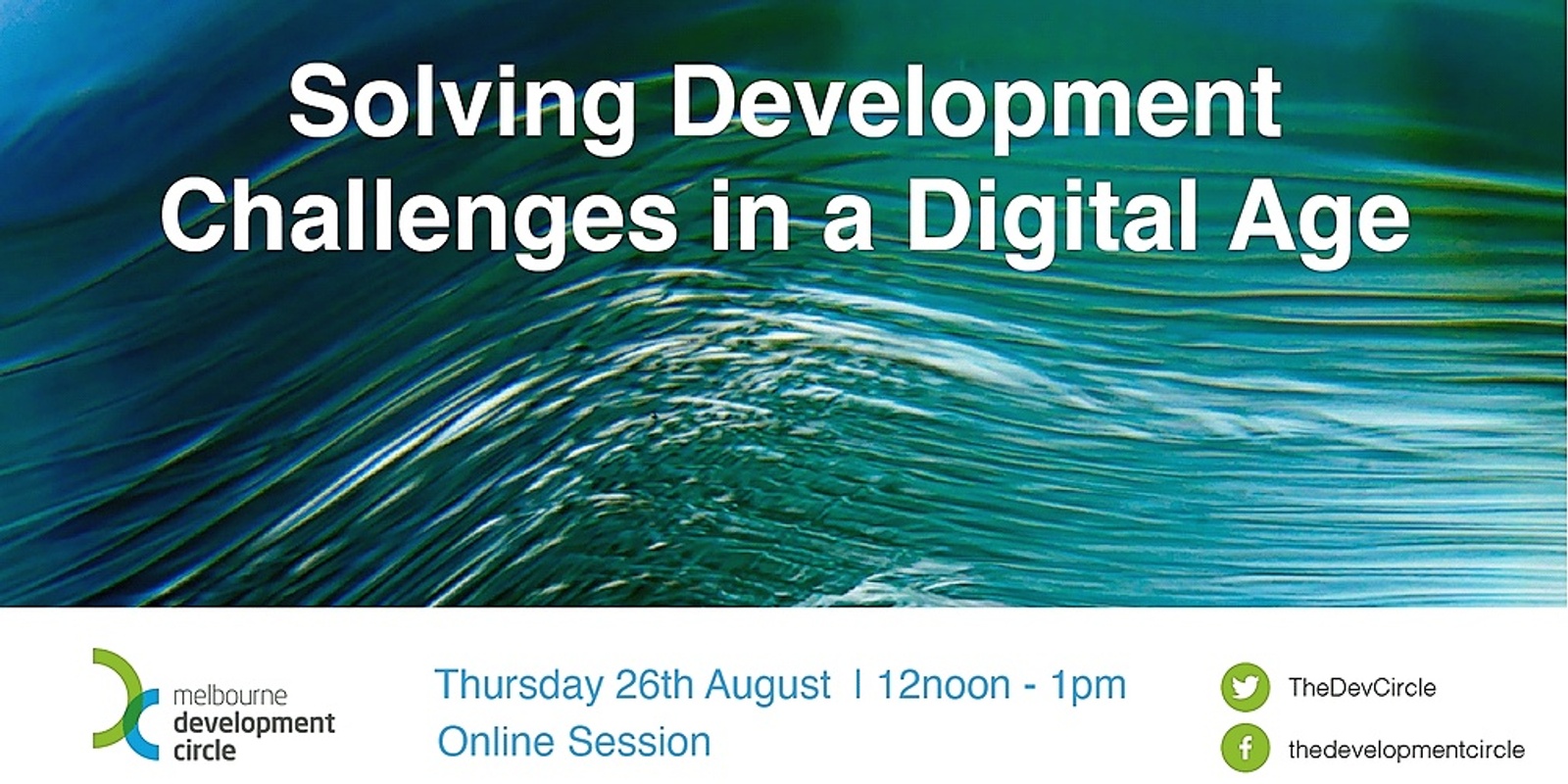 Banner image for Solving Development Challenges in a Digital Age