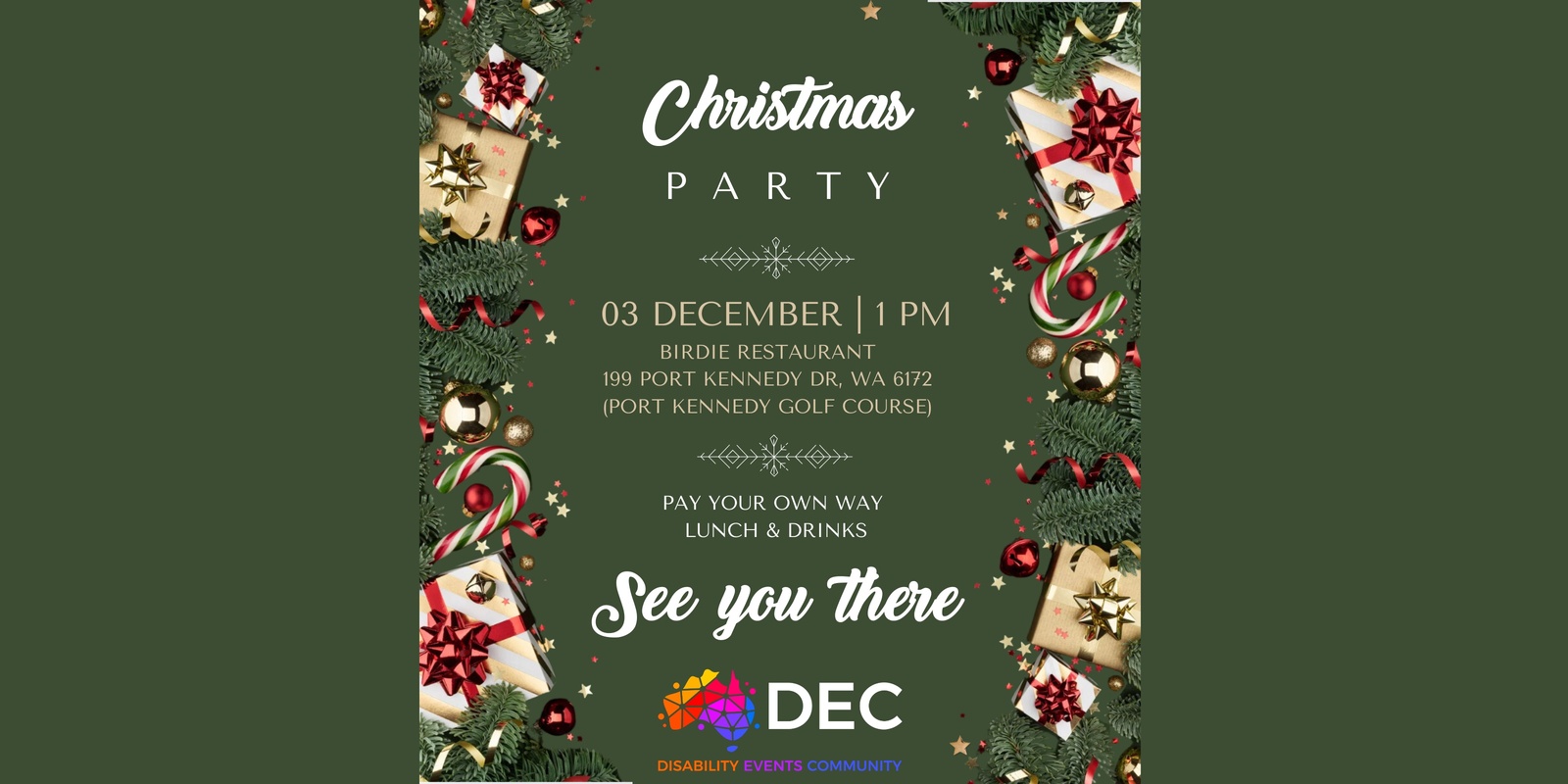 Banner image for The DEC Christmas Party - South