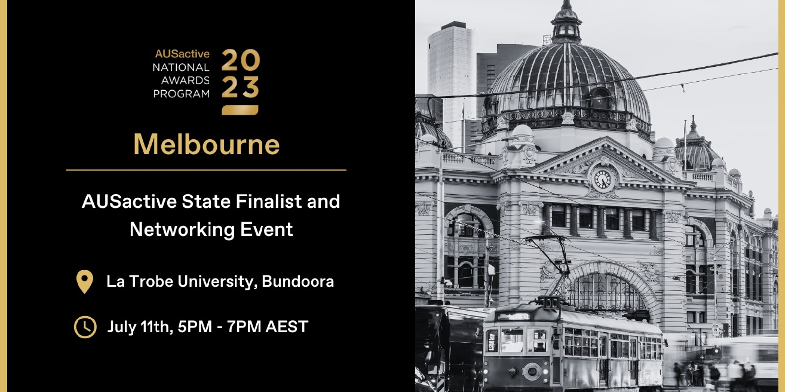 Banner image for AUSactive State Finalist Announcement & Networking Event | VIC