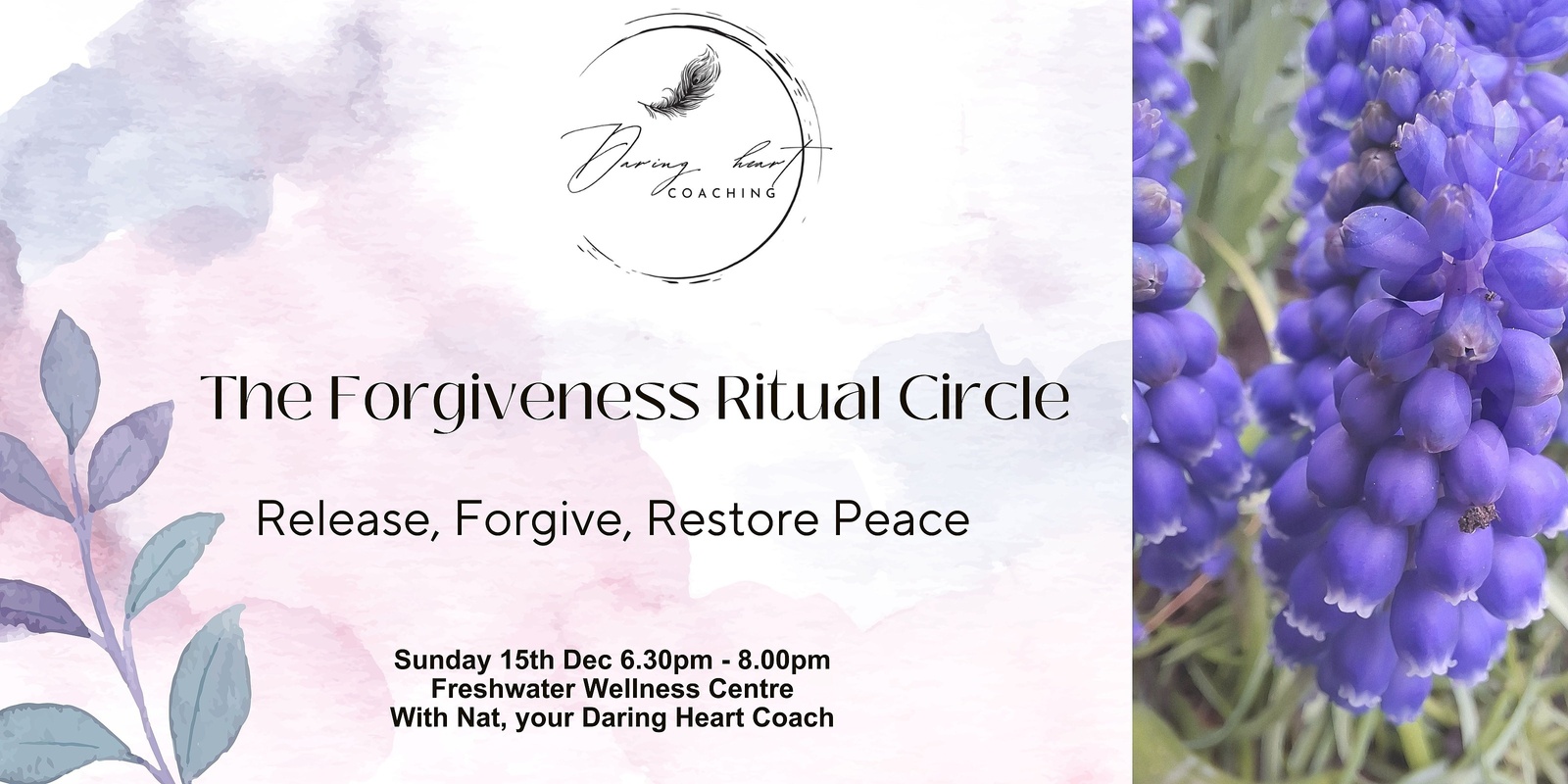 Banner image for Forgiveness Ritual Circle: Release, Forgive, Restore Peace 