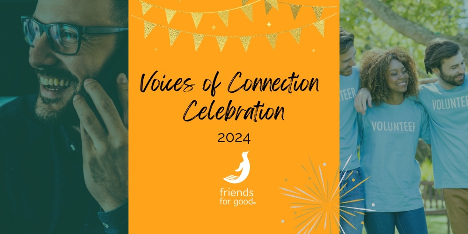 Banner image for Voices of Connection: ArabicLine Launch and International Volunteer Day Celebration